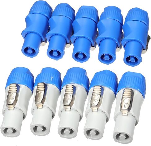 Cococina 10 Set Neutrik PowerCON Type A NAC3FCA+NAC3MPA-1 Chassis Plug Panel Adapter in Saudi Arabia