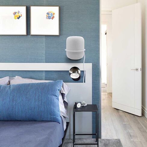 Black Metal Wall Mount Compatible with Apple HomePod 2nd Gen Speaker Holder in Kuwait