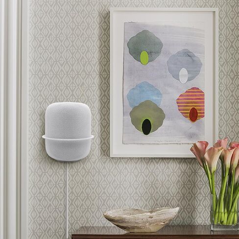 Black Metal Wall Mount Compatible with Apple HomePod 2nd Gen Speaker Holder in Kuwait