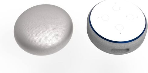 سبلين حامل تثبيت مدمج في السقف متوافق مع مكبر الصوت الذكي اليكسا ايكو دوت الجيل الثالث. - امازون - او نيست ميني - جوجل - موديل كلاسيكي مدمج (ابيض) in Kuwait