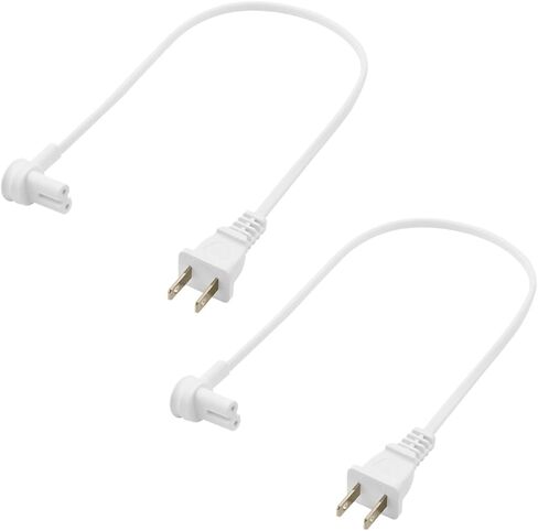 Vebner 2-Pack - أسلاك طاقة قصيرة جدًا متوافقة مع مكبرات الصوت Sonos Era 100 وEra 300 (أبيض - 19.5 بوصة) in Kuwait
