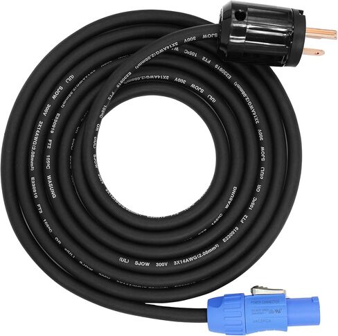 كابل Toronce الاحترافي المصنوع يدويًا 14 AWG ذكر NEMA5-15P إلى SACFCA PowerCon (10 أقدام) in Saudi Arabia