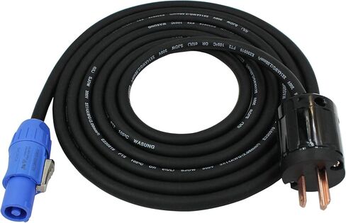 كابل Toronce الاحترافي المصنوع يدويًا 14 AWG ذكر NEMA5-15P إلى SACFCA PowerCon (10 أقدام) in Saudi Arabia