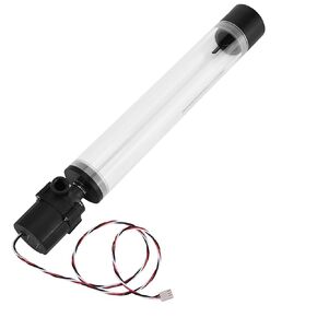PC Water Pump, G1/4 Acrylic Cylinder Computer Water, 12V 19W CPU Water Cooling Pump Radiator for Computer PC CPU Water Cooling (300mm) in Kuwait