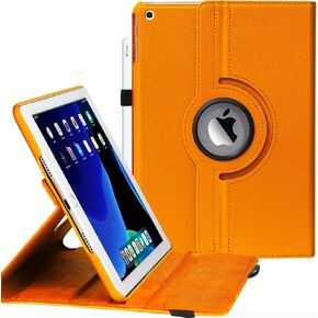 Case for iPad 9th/ 8th/ 7th Generation - 360 Rotating Protective Case with Sleep Function (Purple) for 10.2 Inch iPad in Kuwait