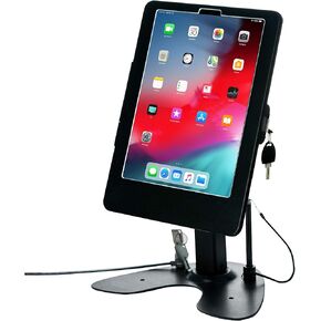 حامل مضاد للسرقة لسطح المكتب - حامل كشك CTA مع قلم وحبل وحاوية ألومنيوم لجهاز iPad 7th / 8th / 9th Gen 10.2، "iPad Air 3، وiPad Pro 10.7" والمزيد (PAD-DASB) - أسود in Kuwait