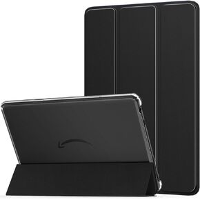MoKo for All-New Amazon Kindle Fire HD 10 Tablet Case (13th Generation, 2023 Release) 10.1", PU Leather Trifold Stand Cover for Fire Tablet 10 2023, Auto Wake/Sleep, Navy Blue