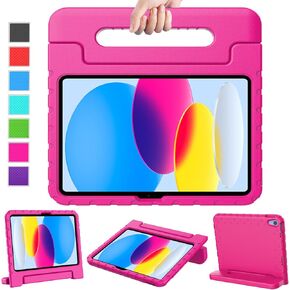 LTROP iPad 10th Generation Case for Kids, iPad 10.9 Case 2022, iPad 10th Gen Case, iPad 10 Case for Kids, Durable Convertible Handle Stand Toddler Case for iPad 10.9 Inch 10th Generation, Blue