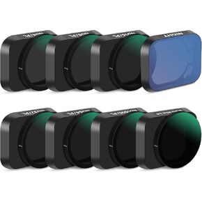 مجموعة فلاتر ND/PL 8 قطع من مينجفين متوافقة مع دي جيه اي ميني 3/ميني 3 برو، ND4/PL، ND8/PL، ND16/PL، ND32/PL، ND64/PL، ND1000/PL، ناتشورال نايت واسود in Kuwait