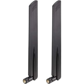 uxcell GSM LTE Antenna 3G 4G 15dBi High Gain 700-2700MHz SMA Male Connector Direction Foldable Paddle Type 2Pcs