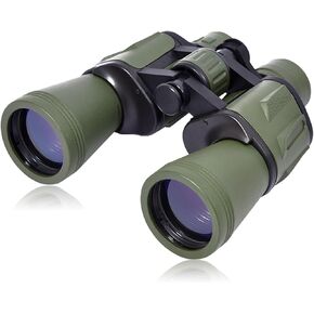 CofunKool 10x50 Binoculars for Adults, HD Binoculars with Carry Bag and Neck Strap, Compact Porro Prism Birding Telescope for Travel Hunting Hiking in Kuwait