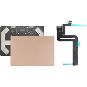 ICTION New Trackpad Touchpad with Flex Cable Replacement for MacBook Air Retina 13.3" A1932 Trackpad 2018 Year (Gold) in Saudi Arabia