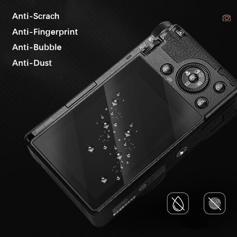 【2 Pack】 Glass Screen Protector Film for Canon G7X G7XII G5X G5XII G9X G9XII G1XIII Cameras, 0.3mm Ultra-Thin Tempered Glass, 9H Hardness, 2.5D Round Edges, Anti-Scrach Anti-Fingerprint Anti-Dust in Kuwait