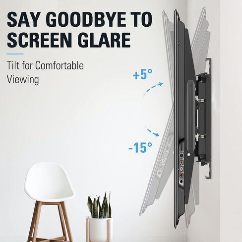 Mounting Dream UL Listed TV Wall Mount for Most 42-84 Inch LED LCD OLED TV,Full Motion TV Mount TV Bracket with Articulating Arms, Max VESA 600x400mm, Up to 100LBS, Fits 16", 18", 24" Studs in Saudi Arabia
