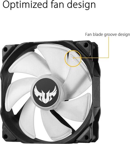 ASUS TUF Gaming LC 240 RGB مبرد وحدة المعالجة المركزية السائل الكل في واحد (Aura Sync، مراوح الرادياتير TUF 120 مم RGB مع تصميم أخدود شفرة المروحة) in Kuwait