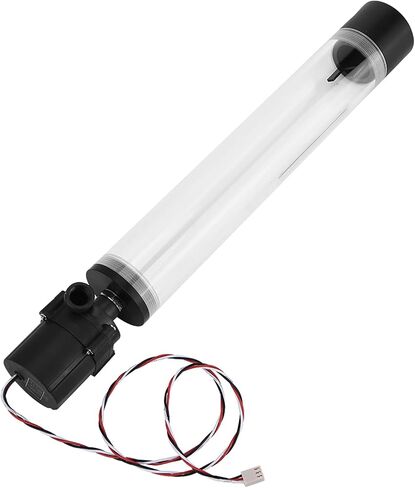 PC Water Pump, G1/4 Acrylic Cylinder Computer Water, 12V 19W CPU Water Cooling Pump Radiator for Computer PC CPU Water Cooling (300mm) in Saudi Arabia