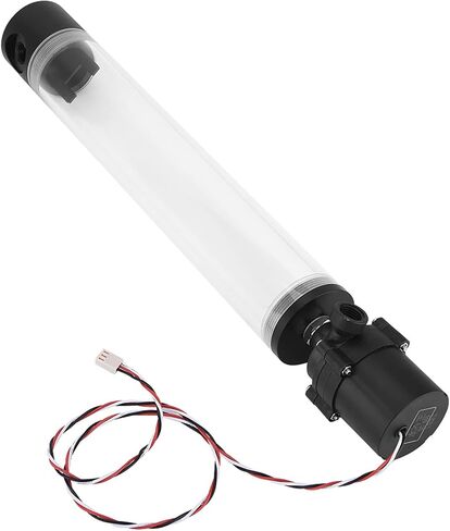 PC Water Pump, G1/4 Acrylic Cylinder Computer Water, 12V 19W CPU Water Cooling Pump Radiator for Computer PC CPU Water Cooling (300mm) in Saudi Arabia