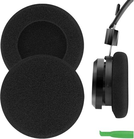 Geekria Comfort Foam Replacement Ear Pads for GRADO SR60, SR80, SR125, SR225, M1 Headphones Ear Cushions, Headset Earpads, Ear Cups Cover Repair Parts (Black) in Saudi Arabia
