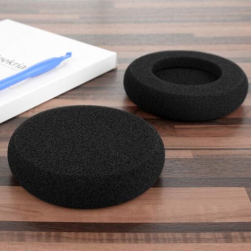 Geekria Comfort Foam Replacement Ear Pads for GRADO SR60, SR80, SR125, SR225, M1 Headphones Ear Cushions, Headset Earpads, Ear Cups Cover Repair Parts (Black) in Saudi Arabia