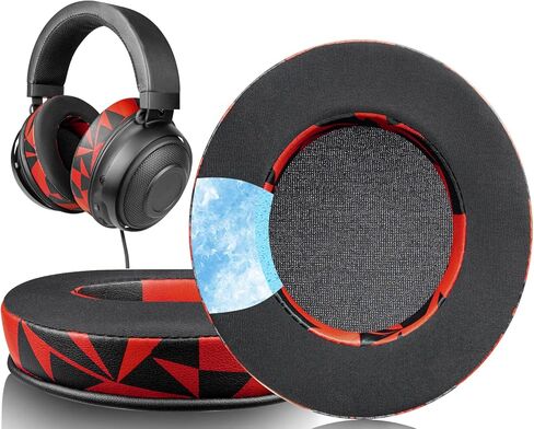 استبدال وسائد الأذن من SOULWIT، لسماعات Razer Kraken 2019/Tournament Edition/Ultimate/Kitty، وسادات الأذن لسماعات Nari/Essential/Ultimate، Blackshark V2 X، Kraken X/V3 X - رمادي in Kuwait