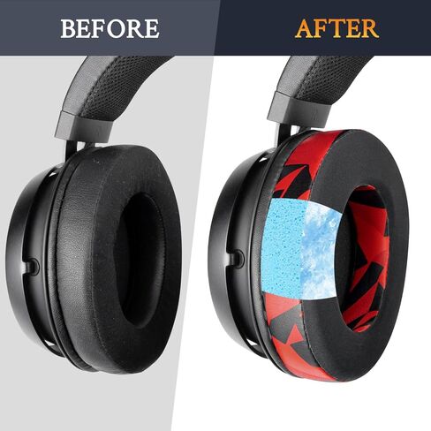 استبدال وسائد الأذن من SOULWIT، لسماعات Razer Kraken 2019/Tournament Edition/Ultimate/Kitty، وسادات الأذن لسماعات Nari/Essential/Ultimate، Blackshark V2 X، Kraken X/V3 X - رمادي in Kuwait