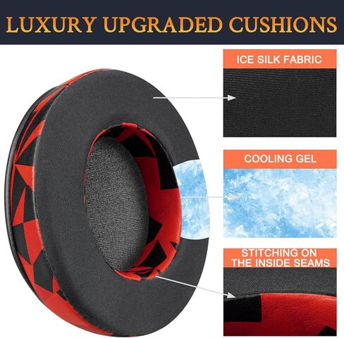 استبدال وسائد الأذن من SOULWIT، لسماعات Razer Kraken 2019/Tournament Edition/Ultimate/Kitty، وسادات الأذن لسماعات Nari/Essential/Ultimate، Blackshark V2 X، Kraken X/V3 X - رمادي in Kuwait