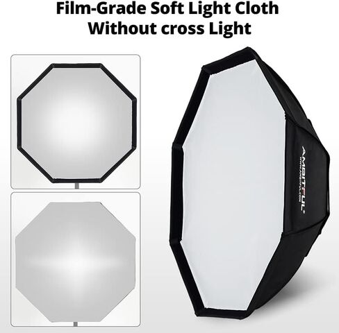 طقم إضاءة ستروب Godox SK400II-V، ضوء ستروب ستوديو 400 وات، لاسلكي مدمج 2.4 جيجا، وقت إعادة التدوير 0.1-1.5 ثانية، لتركيب بوينز مع صندوق سوفت بوكس ​​مثمن 47 بوصة، حامل إضاءة شديد التحمل من الفولاذ المقاوم للصدأ 106 بوصة in Kuwait