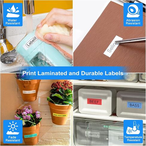 Labelife 6 عبوات بديلة لشريط Brother P Touch TZe لصانع الملصقات 12 مم 0.47 بوصة شريط ملصقات JM ملون TZe-231 JM-231 لصانع الملصقات D210S، P3100D وBrother Ptouch PT-D210 PT-H110 PTD600 in Kuwait