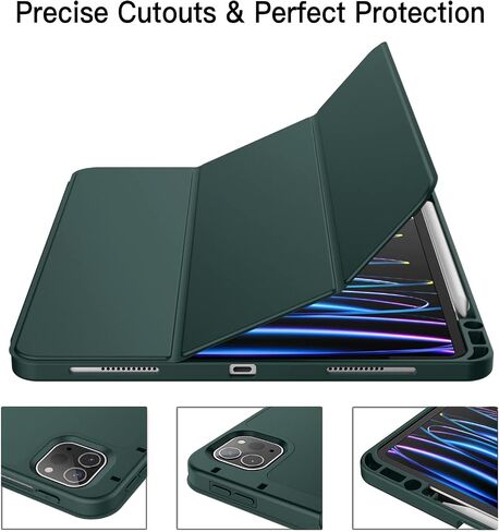JETech Case for iPad Pro 12.9" 6th/5th Gen (2022/2021), Black in Kuwait