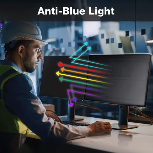 فلتر شاشة خصوصية SenseAGE لشاشة كمبيوتر مقاس 27 بوصة 16:9، إطار معلق سريع وسهل التركيب وواقي شاشة للخصوصية مضاد للضوء الأزرق، مقاس لوحة الشاشة 613 مم × 356 مم in Kuwait