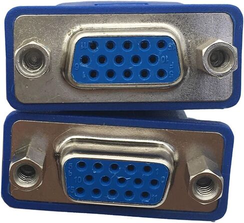 دونج DMS-59 دبوس 5.9 ملم ذكر الى 2 في جي ايه 15 دبوس انثى، كابل محول مقسم سلك رصاص لشاشة اتش بي ديل التلفزيون وجهاز العرض والكمبيوتر in Kuwait