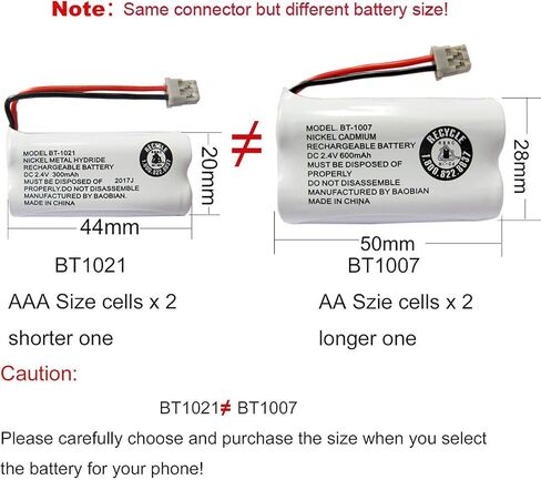 BAOBIAN BT1007 BT-1007 BT1015 BT-1015 بطارية هاتف لاسلكية BBTY0651101 BT904 BT-904 BBTY0460001 BBTY0510001 BBTY0624001 BBTY0700001 HHR-P506 HHR-P506A (حزمة من 4) in Kuwait