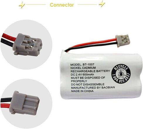 BAOBIAN BT1007 BT-1007 BT1015 BT-1015 بطارية هاتف لاسلكية BBTY0651101 BT904 BT-904 BBTY0460001 BBTY0510001 BBTY0624001 BBTY0700001 HHR-P506 HHR-P506A (حزمة من 4) in Kuwait