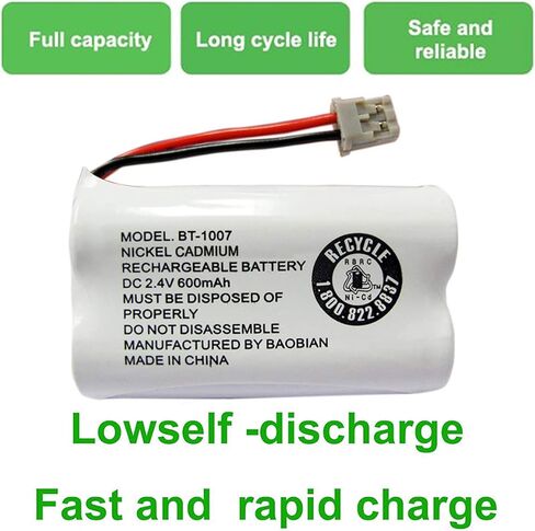 BAOBIAN BT1007 BT-1007 BT1015 BT-1015 بطارية هاتف لاسلكية BBTY0651101 BT904 BT-904 BBTY0460001 BBTY0510001 BBTY0624001 BBTY0700001 HHR-P506 HHR-P506A (حزمة من 4) in Kuwait