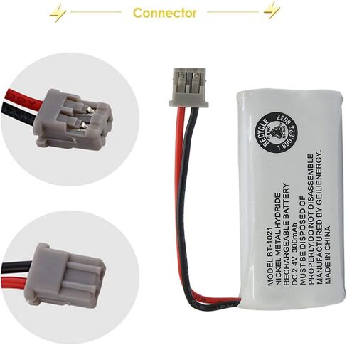 2.4V 300mAh BT-1021 BT-1025 BT-1008 BT-1016 Phone Battery Compatible with Uniden BT1021 Empire CPH-515B BBTG0798001 Cordless Phone (4-Pack) in Saudi Arabia