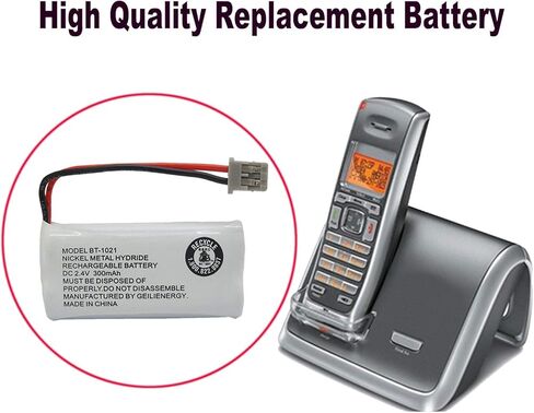 2.4V 300mAh BT-1021 BT-1025 BT-1008 BT-1016 Phone Battery Compatible with Uniden BT1021 Empire CPH-515B BBTG0798001 Cordless Phone (4-Pack) in Saudi Arabia