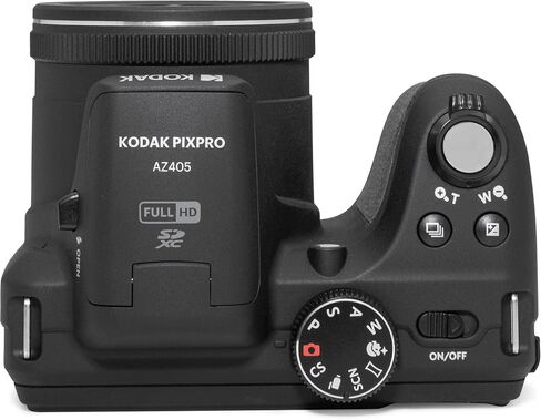 Kodak PIXPRO AZ405 Digital Camera (White) Bundle with Case, 32 GB SD Memory Card, Memory Card Wallet, Card Reader, Table Tripod, 4 AA Batteries & White Charger and Cloth in Saudi Arabia