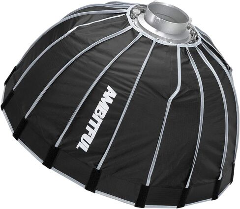 AMBITFUL P60 23.6" 60CM Portable Quickly Fast Installation Deep Parabolic Softbox with Honeycomb Grid for Photo Strobe Studio Flash Softbox Bowens Mount in Saudi Arabia