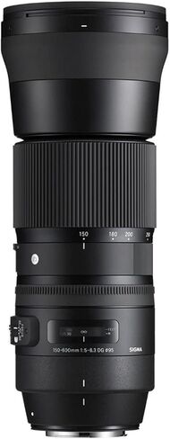 Sigma 150-600mm 5-6.3 Contemporary DG OS HSM Lens for Canon DSLR Cameras USB Dock and Two 64GB SD Card Bundle (7 Items) in Saudi Arabia