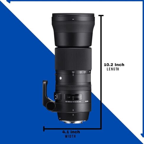 Sigma 150-600mm 5-6.3 Contemporary DG OS HSM Lens for Canon DSLR Cameras USB Dock and Two 64GB SD Card Bundle (7 Items) in Saudi Arabia