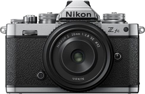 كاميرا Nikon Z fc الرقمية بدون مرآة مع عدسة 28 مم (أسود، 1673) حزمة مع بطاقة SD Extreme PRO سعة 64 جيجابايت + حقيبة كاميرا + برنامج تحرير + طقم مرشح 4 قطع + طقم تنظيف + المزيد in Saudi Arabia