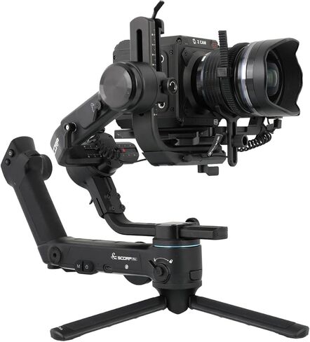 FeiyuTech SCORP-C 3-Axis Handheld Gimbal Stabilizer for DSLR&Mirrorless Camera for Sony A6500/6600 A7III A7R,Canon R5,R6,R8,Nikon D7500/Z5,Max 5.51lbs Professional Video Stabilizer,Official-Authorized in Kuwait
