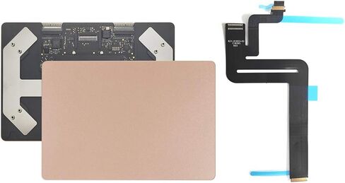 ICTION New Trackpad Touchpad with Flex Cable Replacement for MacBook Air Retina 13.3" A1932 Trackpad 2018 Year (Gold) in Saudi Arabia