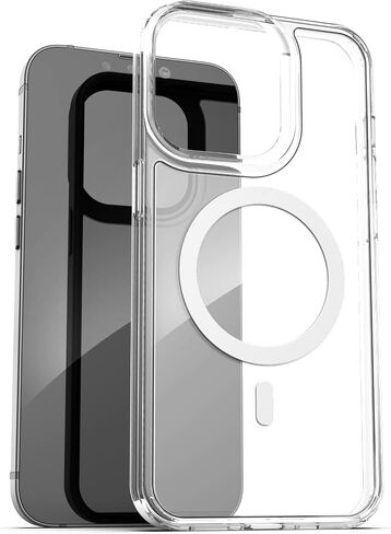 Encased Clear-Back for iPhone 13 Pro Belt Clip Case Magsafe Compatible Phone Case with Holster (2021) in Kuwait