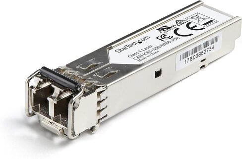 StarTech.com Dell EMC SFP-1G-SX Compatible SFP Module - 1000BASE-SX - 1GbE Multimode Fiber MMF Optic Transceiver - 1GE Gigabit Ethernet SFP - LC 550m - 850nm - DDM (SFP1GSXEMCST) in Saudi Arabia