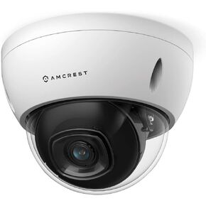 Amcrest 5MP POE Camera, Outdoor Vandal Dome Security POE IP Camera, 5-Megapixel, 98ft NightVision, 2.8mm Lens, IP67, IK10 Resistance, MicroSD 256GB (Sold Separately), Cloud, NVR (IP5M-D1188EW-AI-V3) in Kuwait