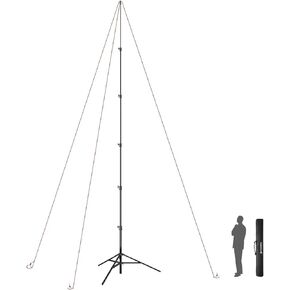 RAUBAY 16ft Tall Tripod Stand, Air-Cushioned, 1/4" & 3/8", TT480 in Kuwait