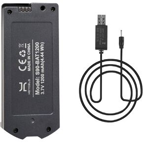 بطارية احتياطية أصلية من Heygelo لطائرة S90 بدون طيار مع كاميرا، بطارية معيارية قابلة لإعادة الشحن مع كابل شحن USB بمنفذ جاك in Kuwait