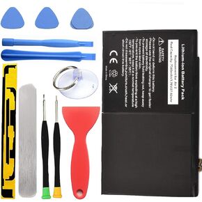 طقم استبدال بطارية HDCKU لجهاز iPad Air 2 A1566، A1567 مع مجموعة كاملة من أدوات الإصلاح. in Kuwait