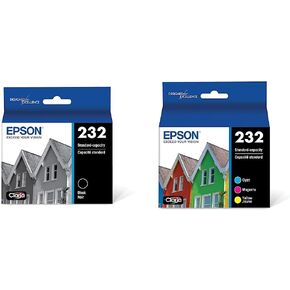Epson T232 Black Ink Cartridge, Standard Capacity & T232 Color Combo Ink Cartridges, Standard Capacity